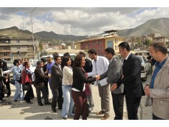 Hdp’liler Hastaneyi Ziyaret Etti
