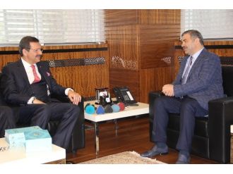 Hisarcıklıoğlu, Mustafa Çelik’i Ziyaret Etti