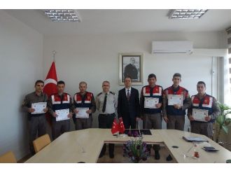 Çerkezköy Kaymakamı Kubilay’dan Komutan Ve Müftüye Başarı Belgesi