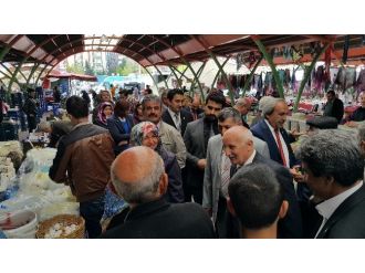 Karayel Talas’ta Esnaf İle Buluştu