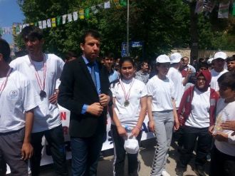 Silvan’da Gençlik Haftası Yürüyüşü