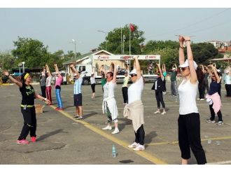 Tekirdağ’da Sabah Sporu: Zumba