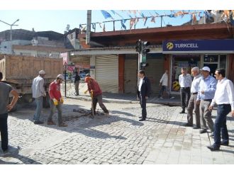 Kanatlı Caddesi Yol Yapımına Başlandı