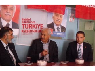 Ak Parti Eski Van Milletvekili Dinçer’den Saadet Partisine Ziyaret