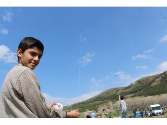 Erzurum’da Uçurtma Şenliği Renkli Görüntülere Sahne Oldu