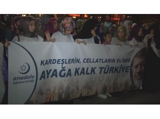 İstanbul’da Mursi Protestosu