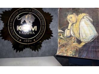 Ünlü Fransız Ressam Cezanne’ye Ait Olduğu Sanılan, İtalyan Genç Kız Tablosu Yalova’da Ele Geçirildi