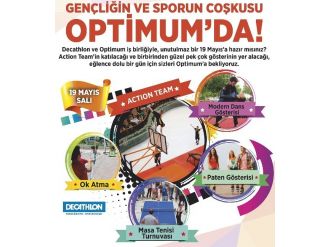 Optimum’da 19 Mayıs’a Özel Spor Festivali