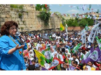 Hdp Silvan’da Miting Düzenledi
