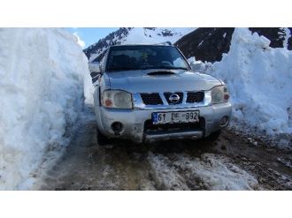 Rize’de Mayıs Ayında Karla Mücadele