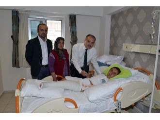 Başkanın Desteği İle 16 Yaşındaki Oğuzhan Artık Yürüyebilecek