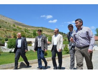 Dinçer Ve Yazar Fehmi Koru Kaptaj’ı Gezdi