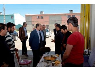 Vali Taşyapan, Sanayi Esnafını Ziyaret Etti