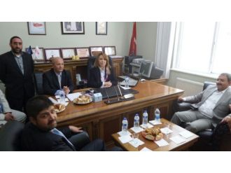 Çalık, Emlak Komisyoncuları Esnaf Odası’nı Ziyaret Etti