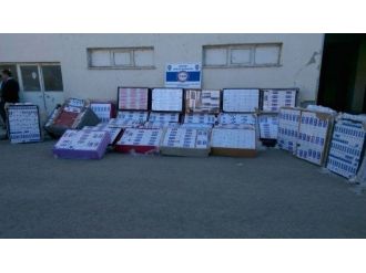 Bayburt’ta 31 Bin 291 Paket Kaçak Sigara Ele Geçirildi