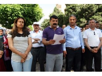 Silvan’da Hdp’ye Yönelik Saldırılar Protesto Edildi