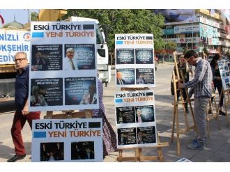 Ak Partili Gençlerden ‘Eski Türkiye-yeni Türkiye’ Sergisi