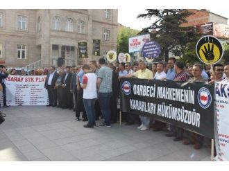 Aksaray’da Mursi’ye Destek Eylemi