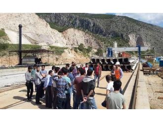 İnşaat Teknolojisi Öğrencilerinden Çevre Yolunda Teknik İnceleme
