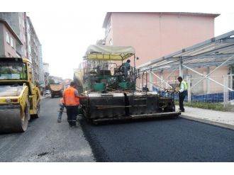 Ziya Gökalp Caddesi Komple Asfaltlandı