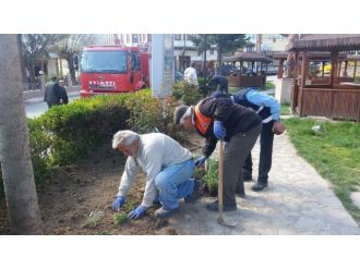 Küre’de Parklar Çiçek Açtı