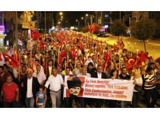 Döşemealtı’nda Fener Alayı Coşkusu