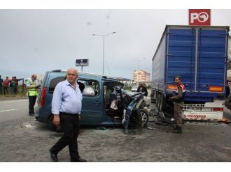İstanbul’dan Memleketleri Rize’ye Giderken Kaza Geçirdiler