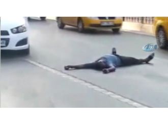 İstanbul’da Uyuşturucu Kullanan Afrikalı, Trafiği Alt Üst Etti