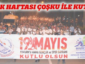 Gençlik Haftası Çoşku İle Kutlandı