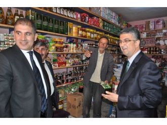 Mhp Adayları Aydın Ve Kaya’ya Oltu’da Sıcak Karşılama...