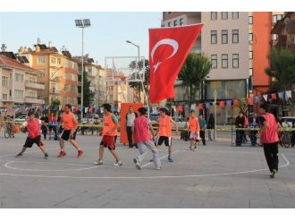 Karaman’da Sokak Basketbolu Heyecanı Başladı