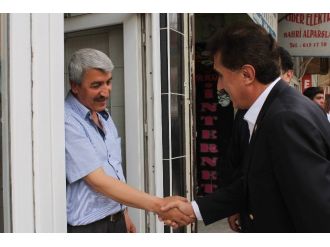 Bağımsız Aday Ölmeztoprak, Darende’yi Ziyaret Etti
