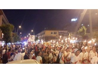 Düzce’de Fener Alayı Yürüyüşü Yapıldı