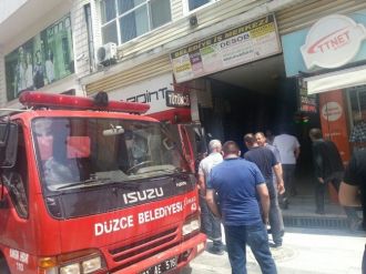 Spor Sokakta Yangın Alarmı