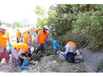 Orman Bölge Müdürü İle Basın Mensupları Çöp Topladı