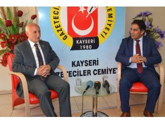 Ak Parti Milletvekili Ve Adayı Karayel Ve Tamer’den Gazeteciler Cemiyetine Ziyaret