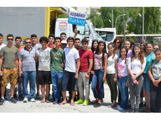 Kuşadalı Liseliler Makedonya Yolcusu