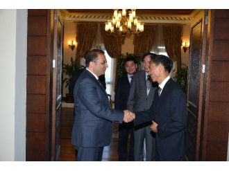 Çin Halk Cumhuriyeti Büyükelçisi Yu Hongyang, Vali Türker’i Ziyaret Etti
