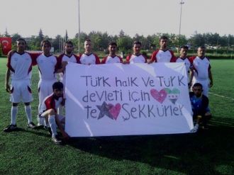 Suriyeli Ve Türk Gençler Dostluk Maçı Yaptı