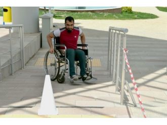 Kmü’de Engellilerle Empati Parkuru