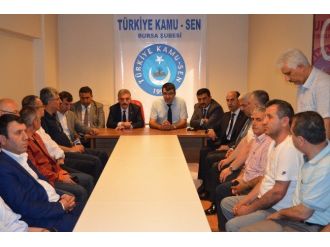 Mhp Genel Sekreteri Büyükataman’dan Kamu-sen’e Ziyaret