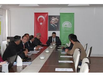 Ziraat Odası Başkanlarıyla Toplantı Yapıldı