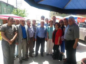 Sivrihisar’ın Gelini Usluer’e Sevgi Seli