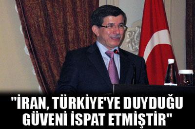 İran, Türkiyeye duyduğu güveni ispat etmiştir