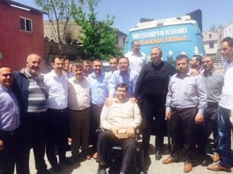 Ak Adaylardan Engelli Vatandaşa Tekerlekli Sandalye