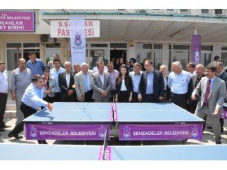 12 Mahalleye Masa Tenisi Yerleştirildi