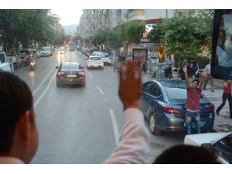 Ak Gençlerden Baybatur’a Sevgi Seli