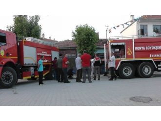 Kulu’da İş Yerinin Çatısında Yangın