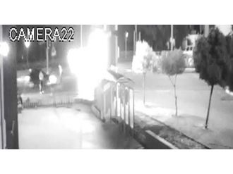 Polisi Şehit Eden Kaza Güvenlik Kamerasına Yansıdı