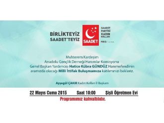 Saadet Partisi’nden ‘Milli İttifak’ Buluşması